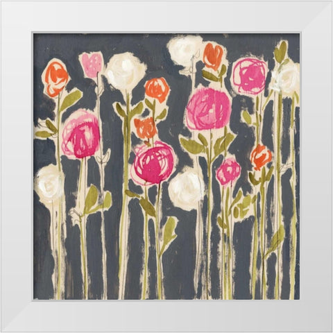 Laurels Lollies I White Modern Wood Framed Art Print by Goldberger, Jennifer