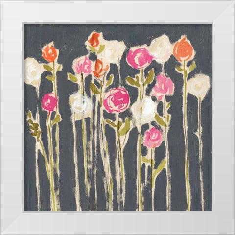 Laurels Lollies II White Modern Wood Framed Art Print by Goldberger, Jennifer