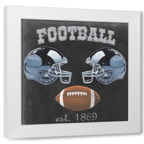 Sporting History II White Modern Wood Framed Art Print by McCavitt, Naomi