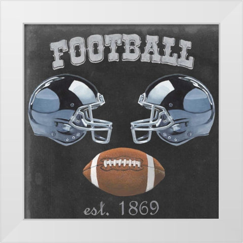 Sporting History II White Modern Wood Framed Art Print by McCavitt, Naomi