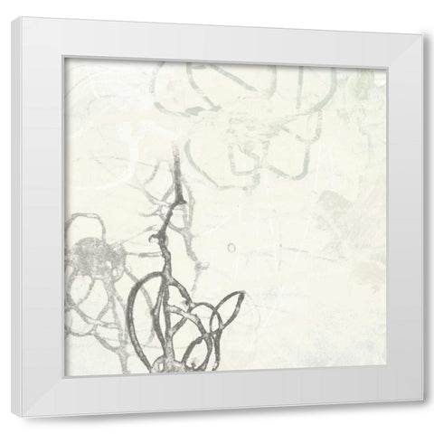 Marginal Boundary II White Modern Wood Framed Art Print by Vess, June Erica