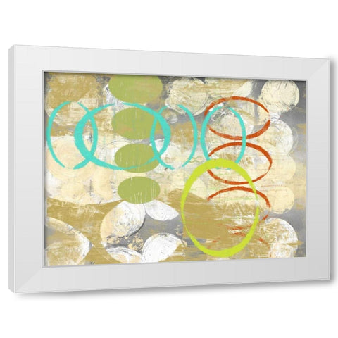 Oculus Orbs II White Modern Wood Framed Art Print by Goldberger, Jennifer