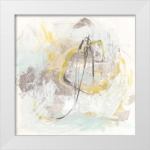 Stone Simile I White Modern Wood Framed Art Print by Vess, June Erica