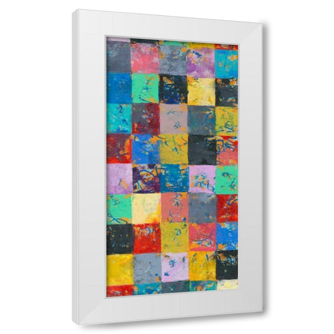 Lucky Seven I White Modern Wood Framed Art Print by Galapon, Nikki