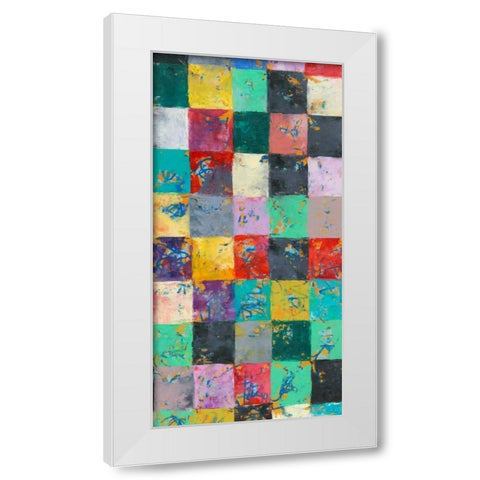 Lucky Seven II White Modern Wood Framed Art Print by Galapon, Nikki