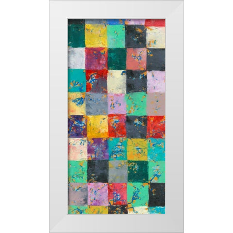 Lucky Seven II White Modern Wood Framed Art Print by Galapon, Nikki