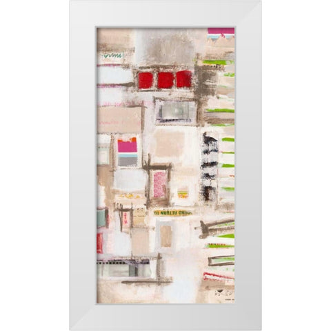 Plans Four II White Modern Wood Framed Art Print by Galapon, Nikki