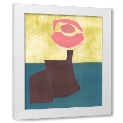 Alicante #2 White Modern Wood Framed Art Print by Delamater, Rob