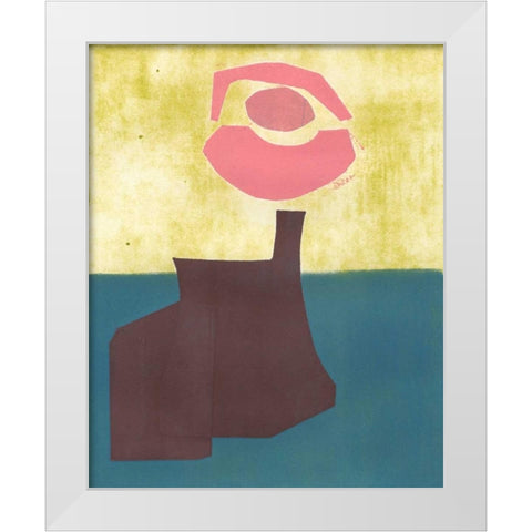 Alicante #2 White Modern Wood Framed Art Print by Delamater, Rob