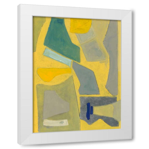 Equinox White Modern Wood Framed Art Print by Delamater, Rob