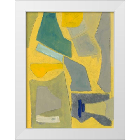 Equinox White Modern Wood Framed Art Print by Delamater, Rob