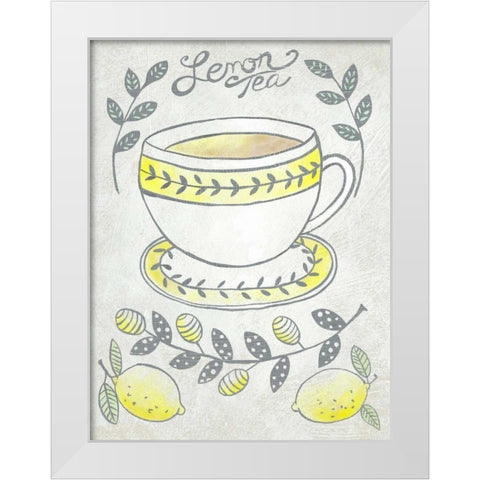 Breakfast Club IV White Modern Wood Framed Art Print by Zarris, Chariklia