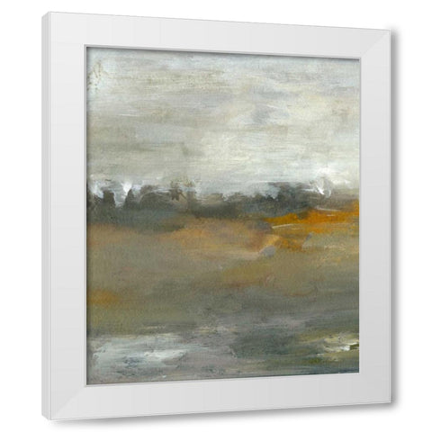 Early Mist I White Modern Wood Framed Art Print by Gordon, Sharon