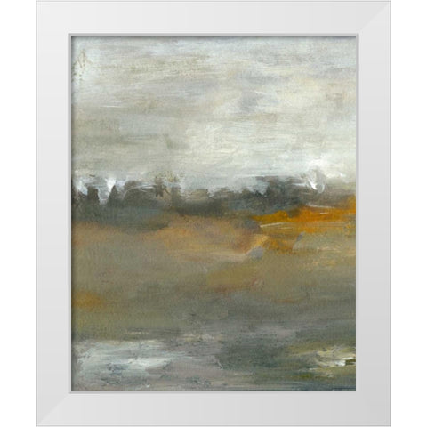 Early Mist I White Modern Wood Framed Art Print by Gordon, Sharon