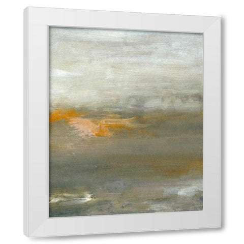 Early Mist II White Modern Wood Framed Art Print by Gordon, Sharon