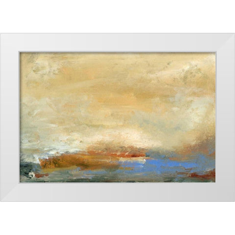 Coast View  I White Modern Wood Framed Art Print by Gordon, Sharon