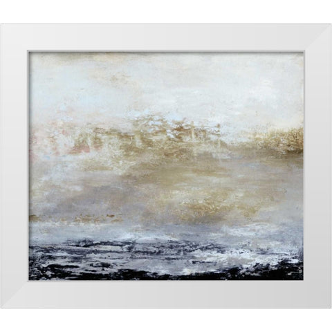 Seasons I White Modern Wood Framed Art Print by Gordon, Sharon