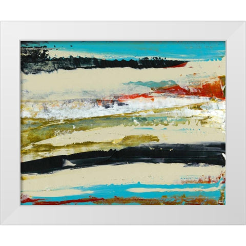 Deconstructed View I White Modern Wood Framed Art Print by Gordon, Sharon