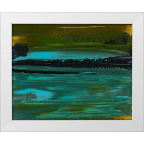 Deconstructed View III White Modern Wood Framed Art Print by Gordon, Sharon