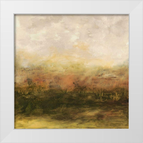 June Morning  White Modern Wood Framed Art Print by Gordon, Sharon