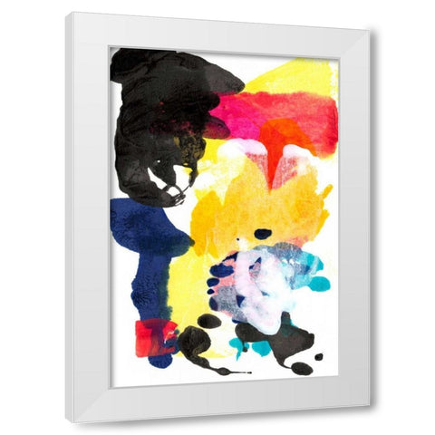 Paint Bloom I White Modern Wood Framed Art Print by Fuchs, Jodi