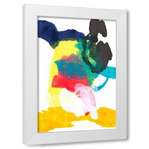 Paint Bloom II White Modern Wood Framed Art Print by Fuchs, Jodi