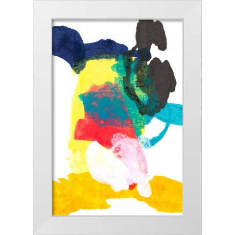 Paint Bloom II White Modern Wood Framed Art Print by Fuchs, Jodi