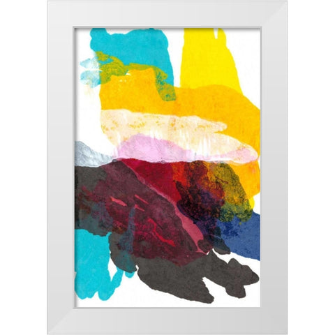 Paint Bloom IV White Modern Wood Framed Art Print by Fuchs, Jodi