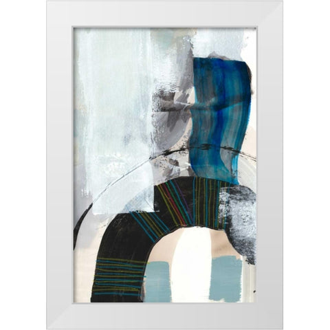 Kabuki I White Modern Wood Framed Art Print by Fuchs, Jodi