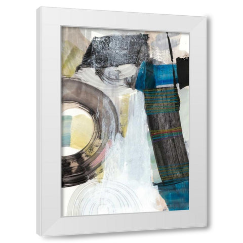 Kabuki II White Modern Wood Framed Art Print by Fuchs, Jodi