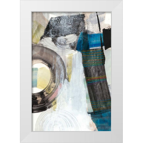 Kabuki II White Modern Wood Framed Art Print by Fuchs, Jodi