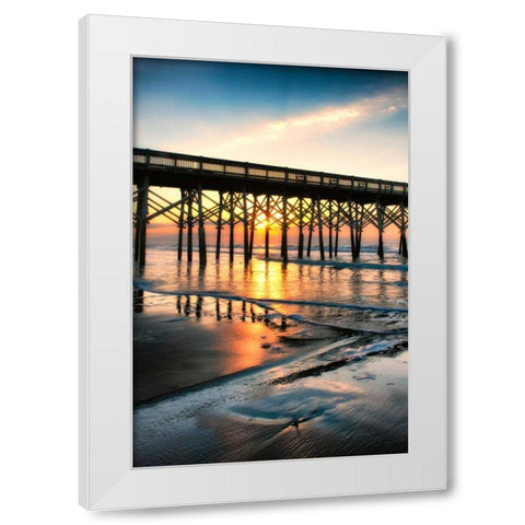 Wake Up Call White Modern Wood Framed Art Print by Head, Danny