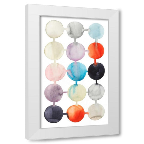 Connect the Dots I White Modern Wood Framed Art Print by Popp, Grace
