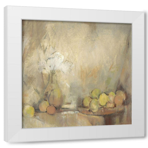 A Moment of Study  White Modern Wood Framed Art Print by OToole, Tim