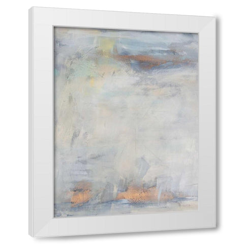 White Blush I White Modern Wood Framed Art Print by Contacessi, Julia