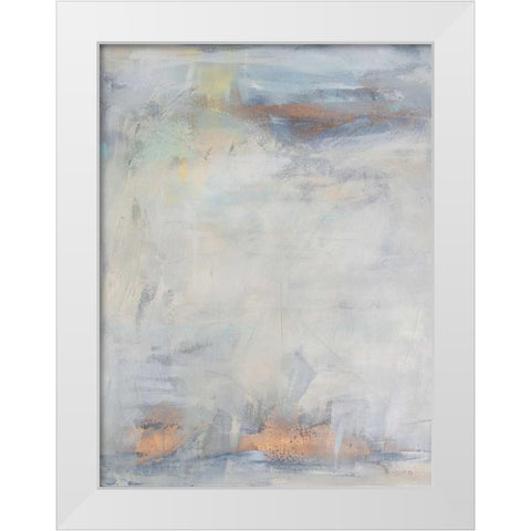 White Blush I White Modern Wood Framed Art Print by Contacessi, Julia