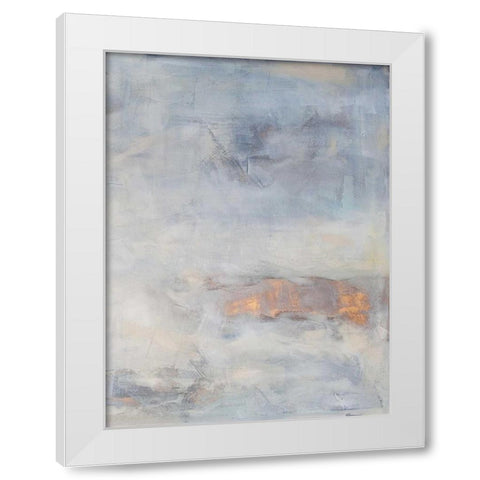 White Blush II White Modern Wood Framed Art Print by Contacessi, Julia