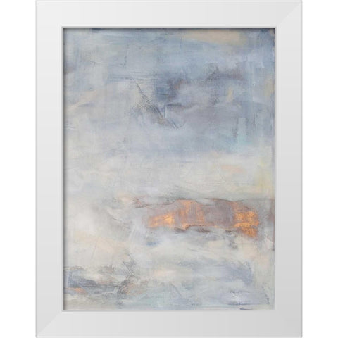 White Blush II White Modern Wood Framed Art Print by Contacessi, Julia