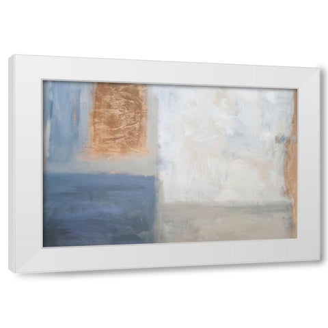Window View White Modern Wood Framed Art Print by Contacessi, Julia