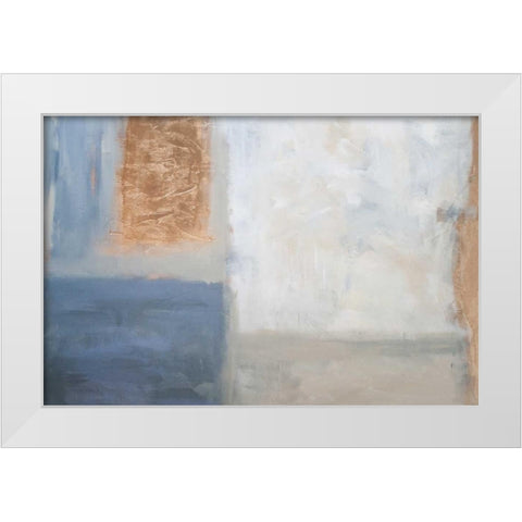 Window View White Modern Wood Framed Art Print by Contacessi, Julia