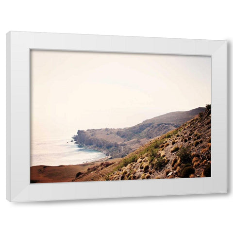 Crete Cove II White Modern Wood Framed Art Print by Coomes, Sylvia