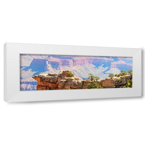 Grand Canyon Panorama III White Modern Wood Framed Art Print by Coomes, Sylvia
