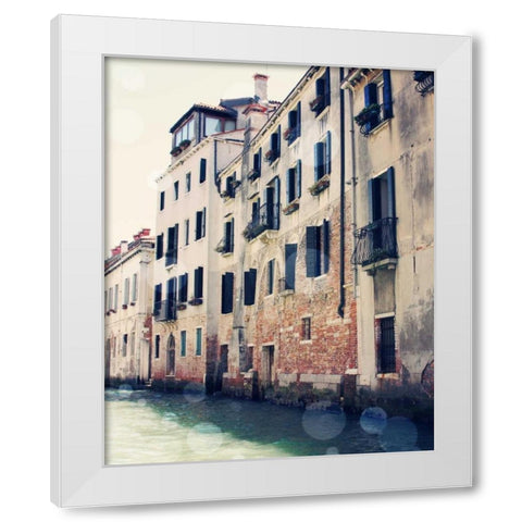 Venice Bokeh III White Modern Wood Framed Art Print by Coomes, Sylvia
