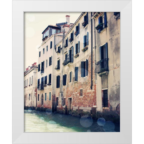 Venice Bokeh III White Modern Wood Framed Art Print by Coomes, Sylvia