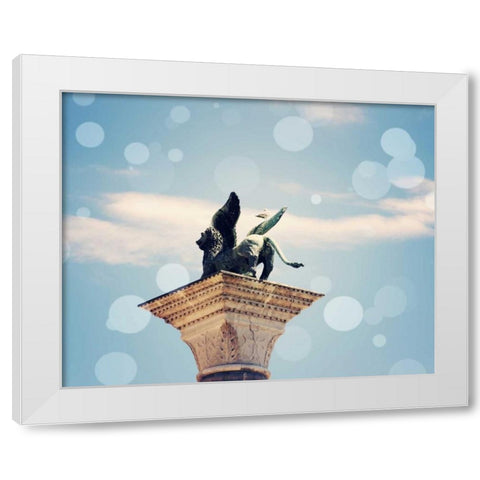Venice Bokeh XI White Modern Wood Framed Art Print by Coomes, Sylvia