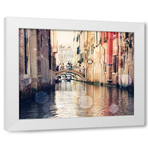 Venice Bokeh XIV White Modern Wood Framed Art Print by Coomes, Sylvia
