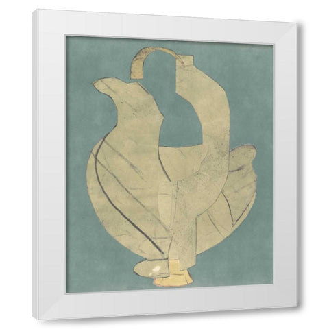 Abstract Vessel II White Modern Wood Framed Art Print by Delamater, Rob