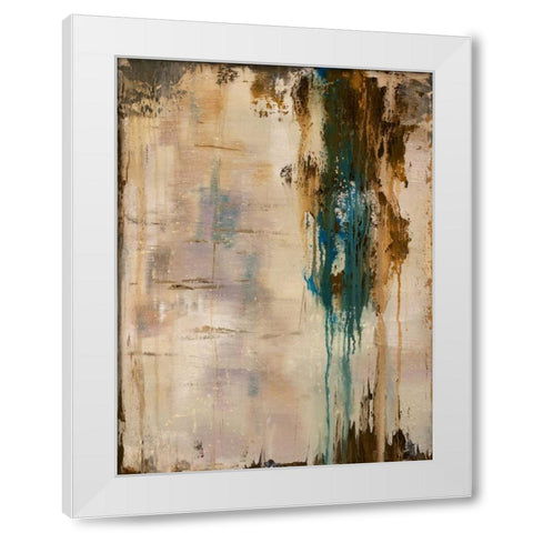 Infinite Time I White Modern Wood Framed Art Print by joy, Julie