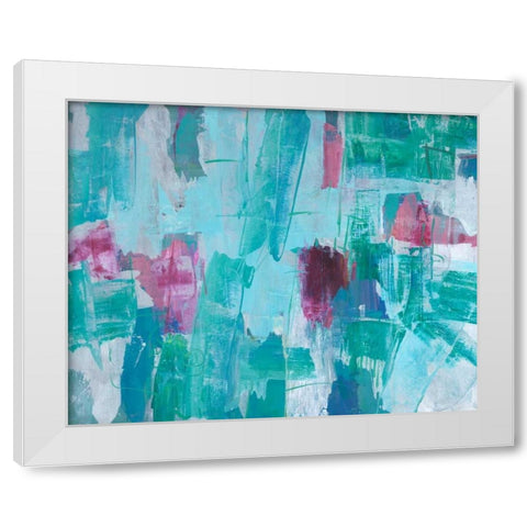 Our Dance II White Modern Wood Framed Art Print by joy, Julie