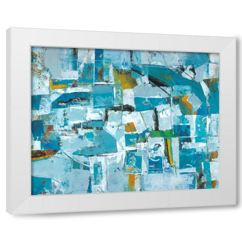Our Dance III White Modern Wood Framed Art Print by joy, Julie